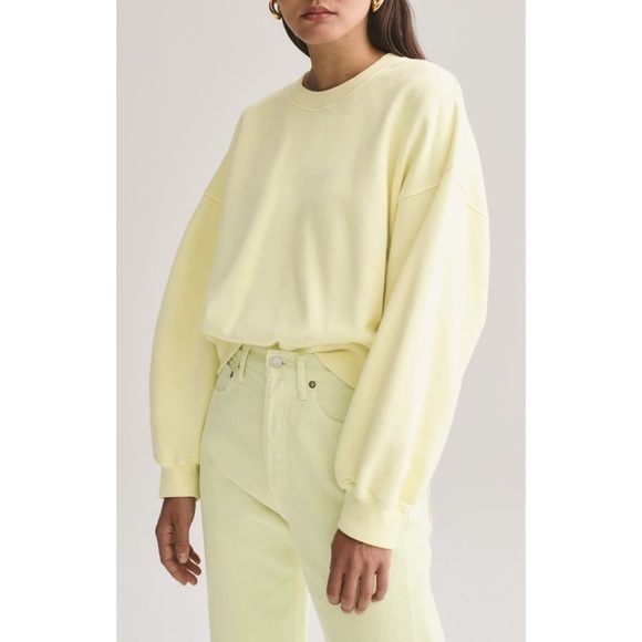 agolde balloon sleeve sweatshirt